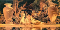 Maxfield Parrish garden of allah 1918 Art A4 Photo Print