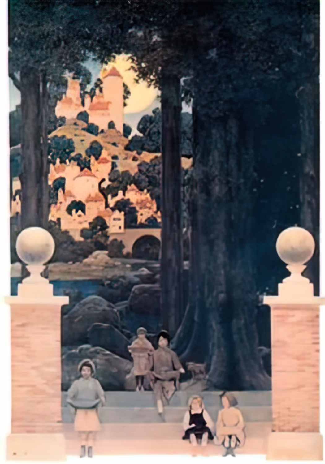 Maxfield Parrish the sugar plum tree 1904 Art A4 Photo Print