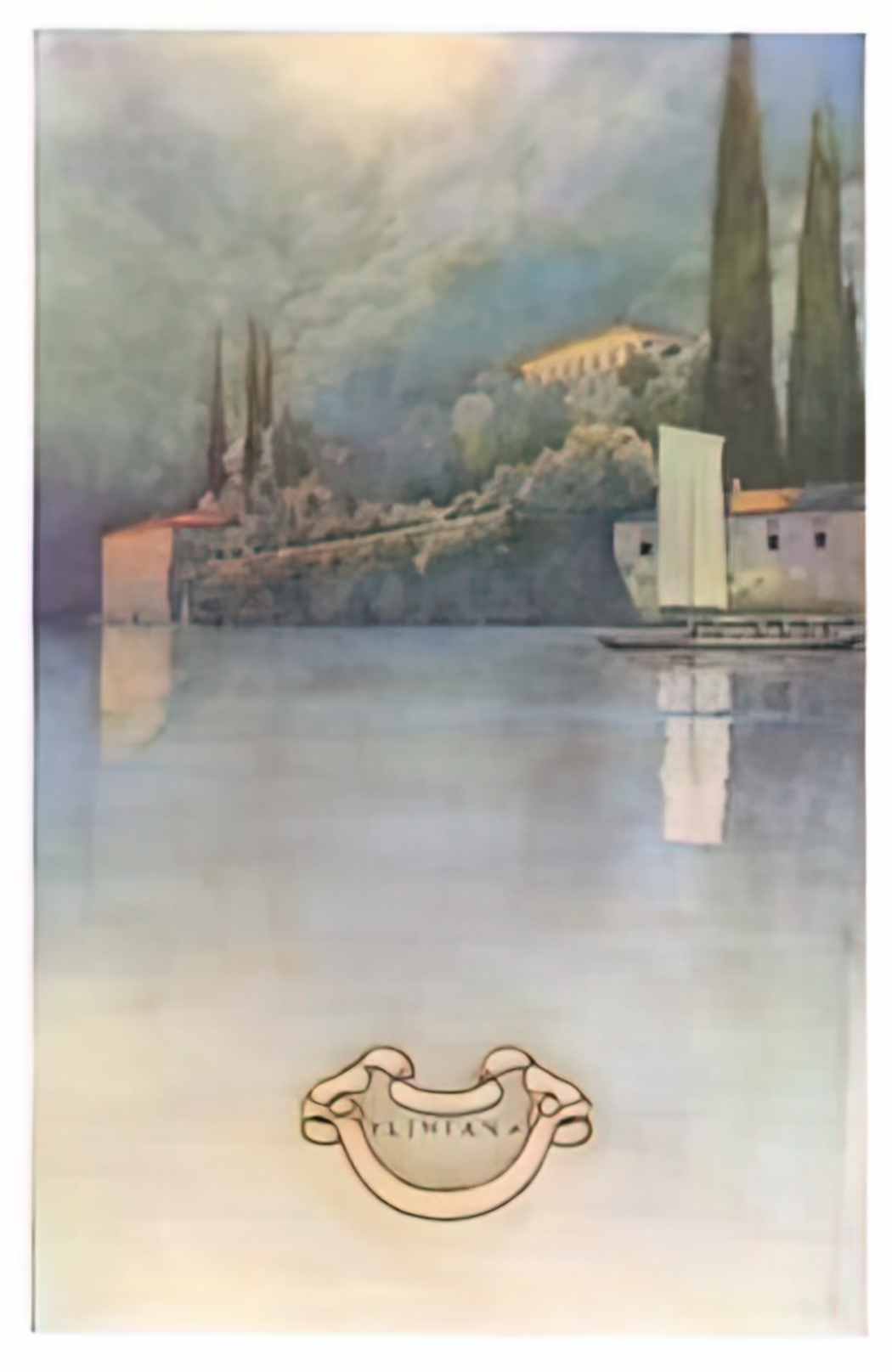 Maxfield Parrish villa pliniana lake como 1910 Art A4 Photo Print