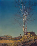 Maxfield Parrish white birch 1929 Art A4 Photo Print