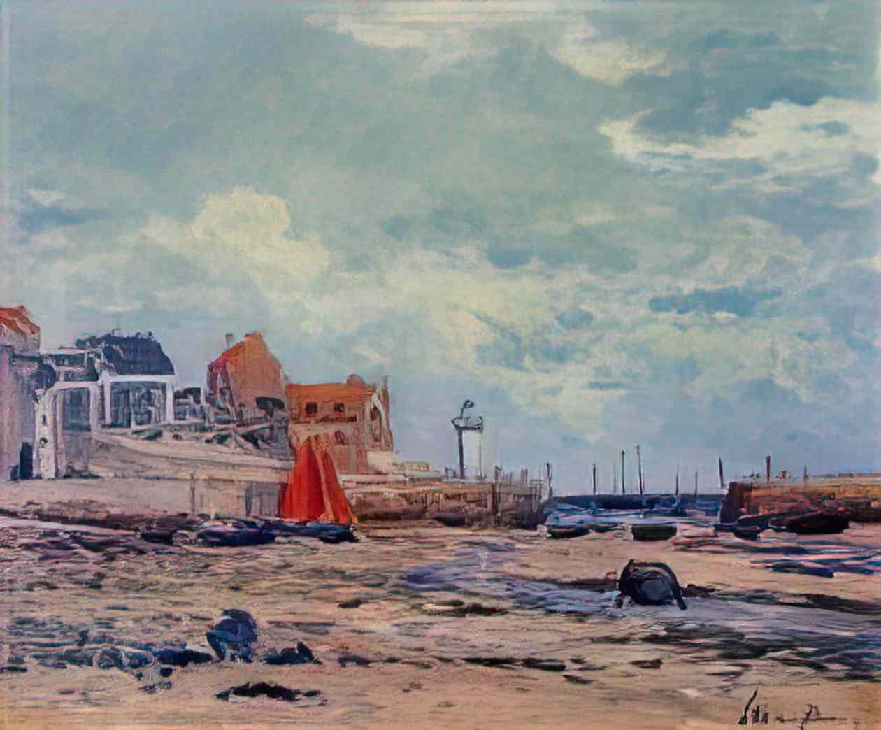 Maxime Maufra at low tide Art A4 Photo Print