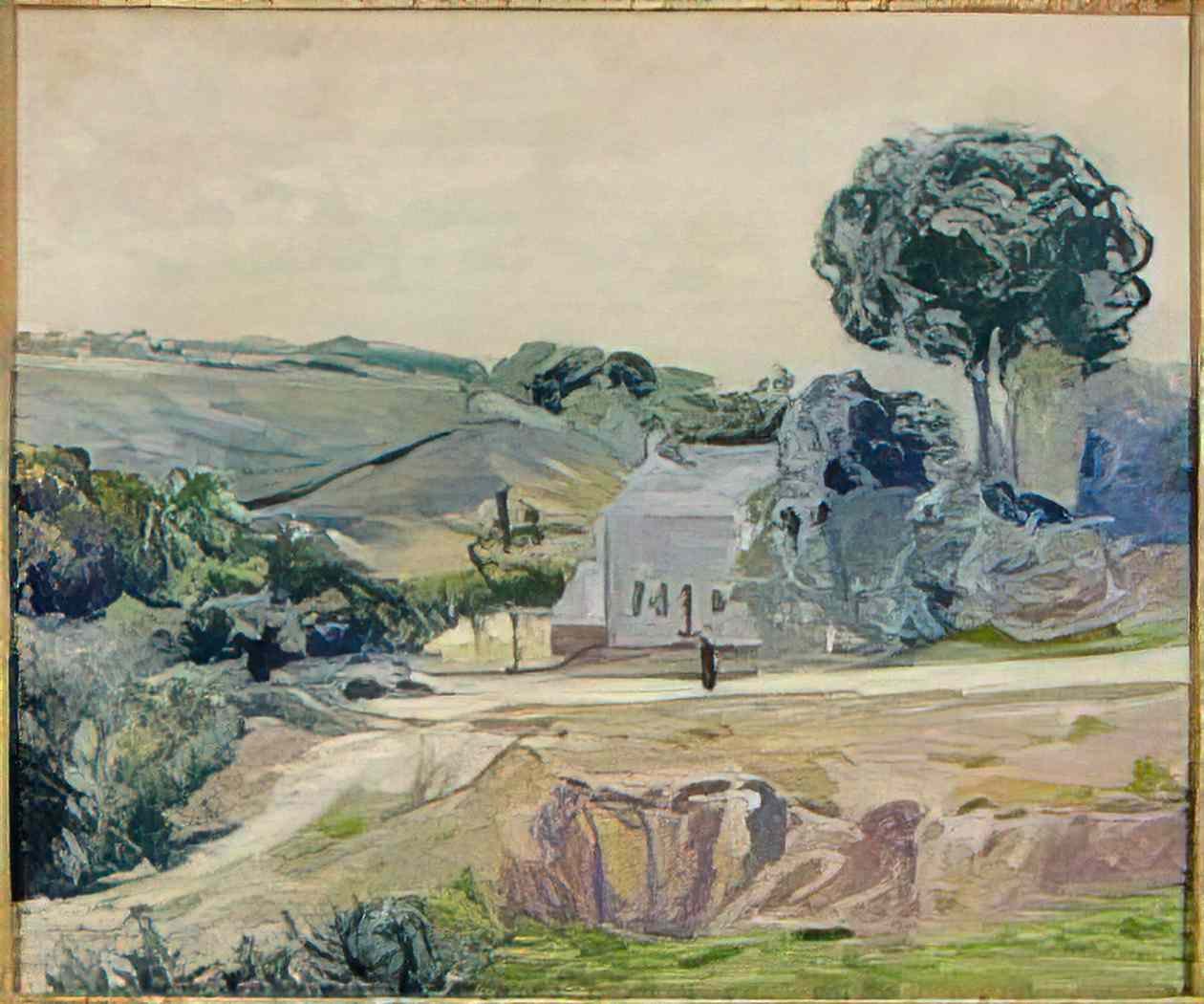 Maxime Maufra at sunrise in a valley brittany 1916 Art A4 Photo Print