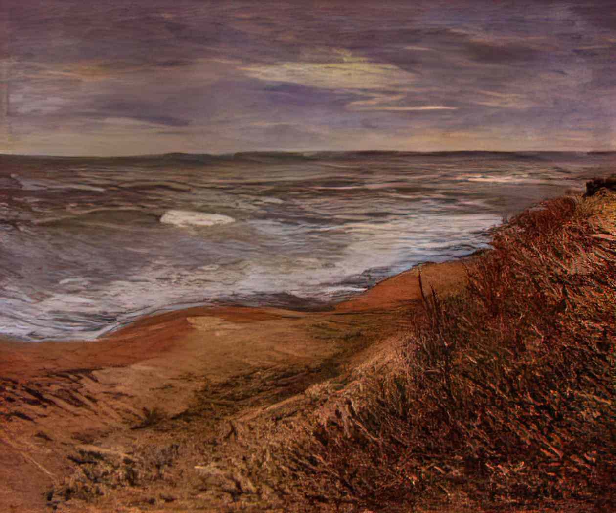 Maxime Maufra by the sea Art A4 Photo Print
