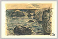 Maxime Maufra cliffs of the wild coast 1910 Art A4 Photo Print