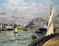 Maxime Maufra departure of a cargo ship 1905 Art A4 Photo Print