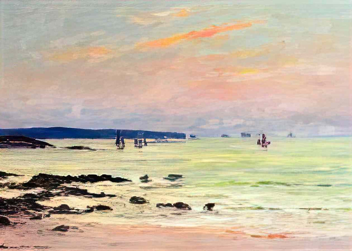 Maxime Maufra evening at the sea 1909 Art A4 Photo Print