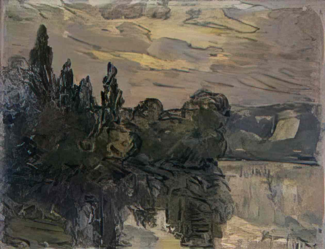 Maxime Maufra evening twilight on the seine Art A4 Photo Print