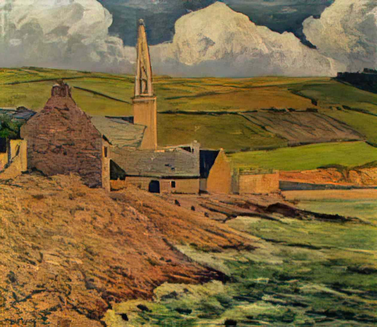 Maxime Maufra saint michel s church 1916 Art A4 Photo Print