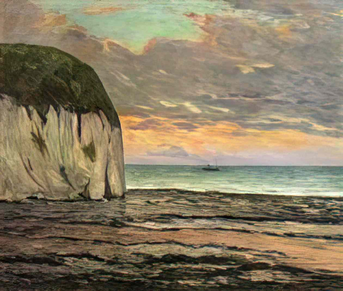 Maxime Maufra sunset 1902 Art A4 Photo Print