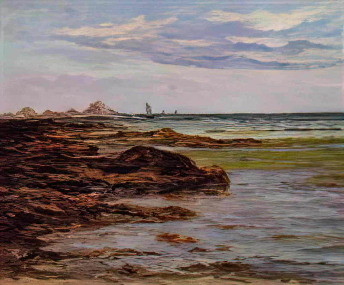 Maxime Maufra the coastline in brittany Art A4 Photo Print