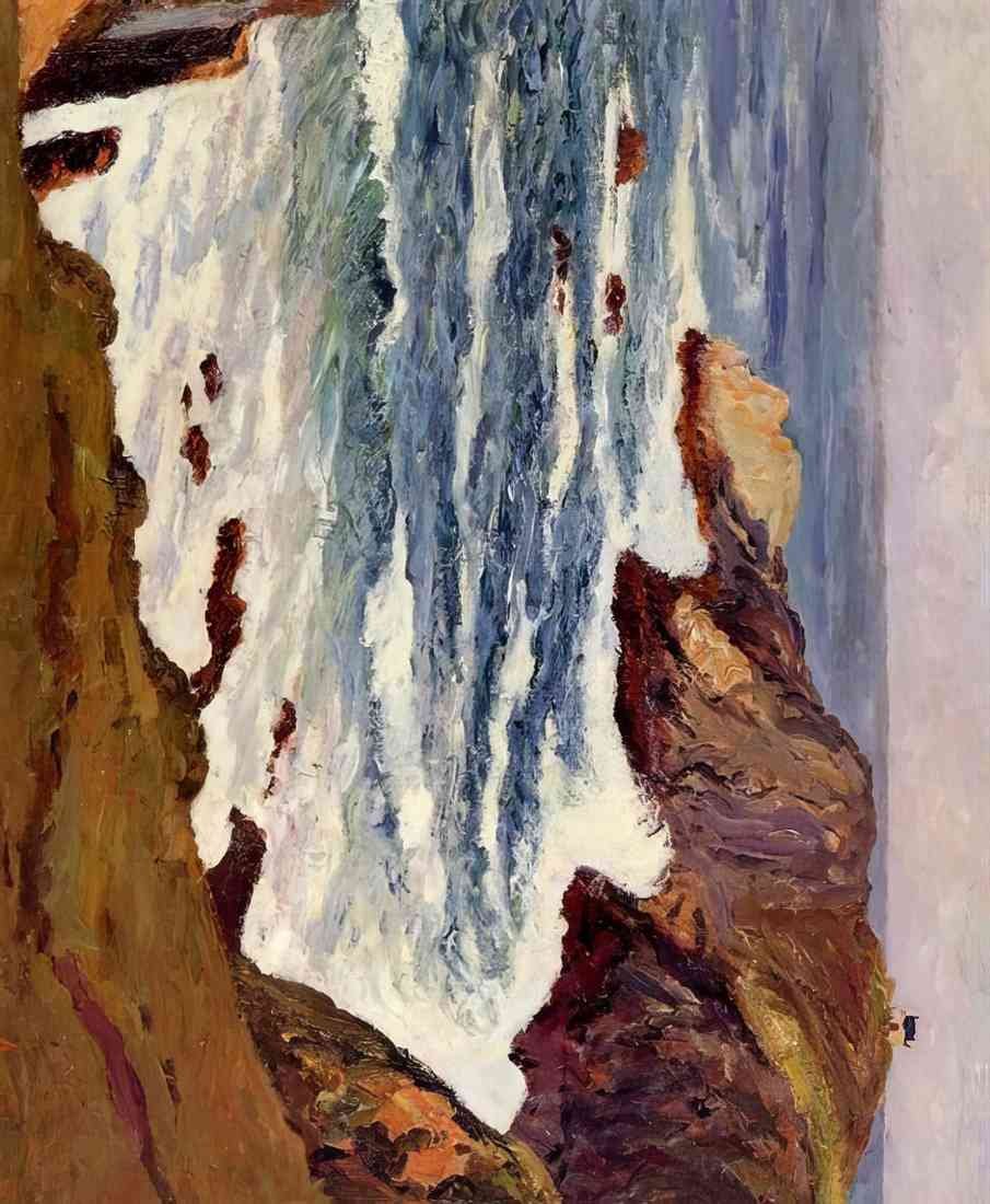 Maxime Maufra the cove at cape suzon A4 Photo Print