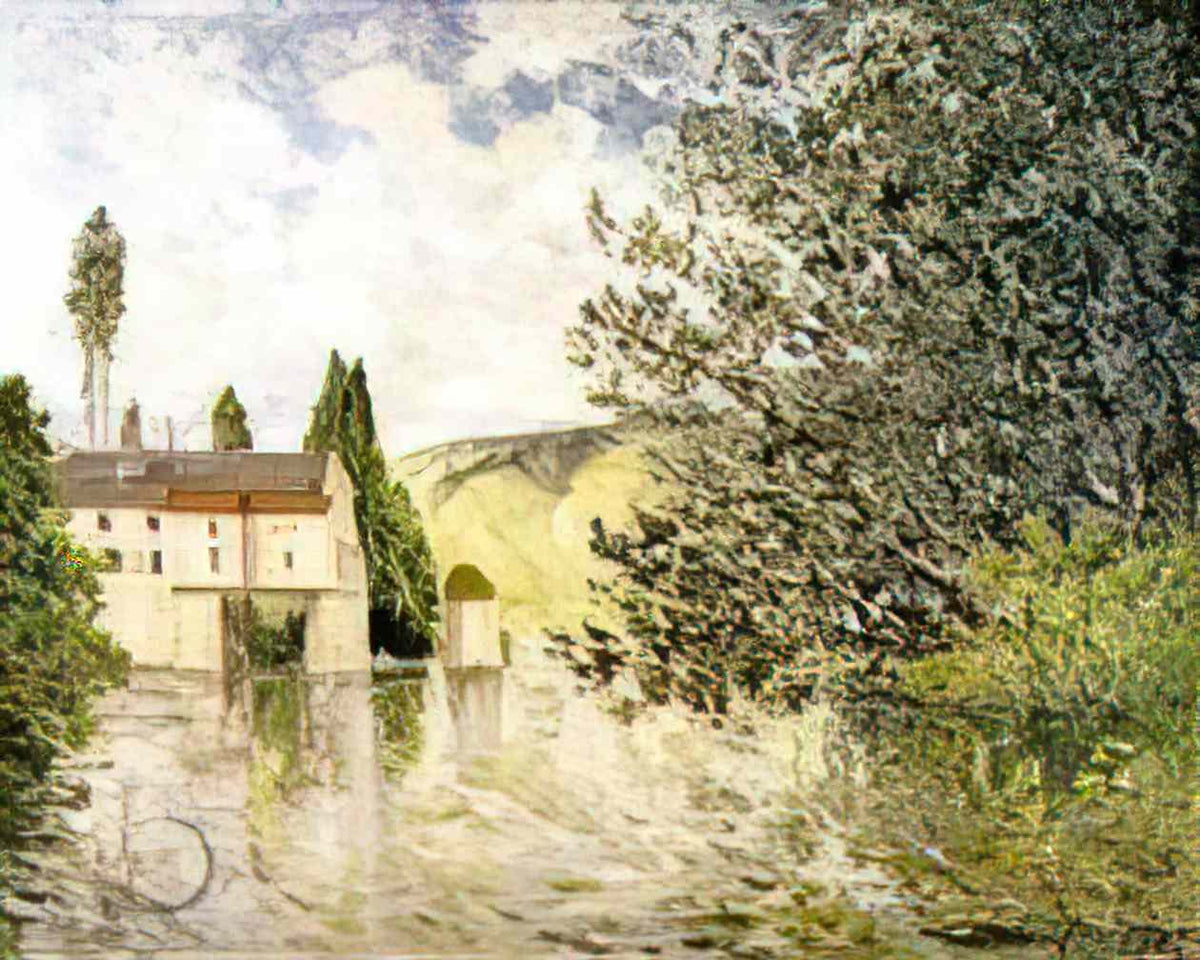 Maxime Maufra the old mill the andelys Art A4 Photo Print
