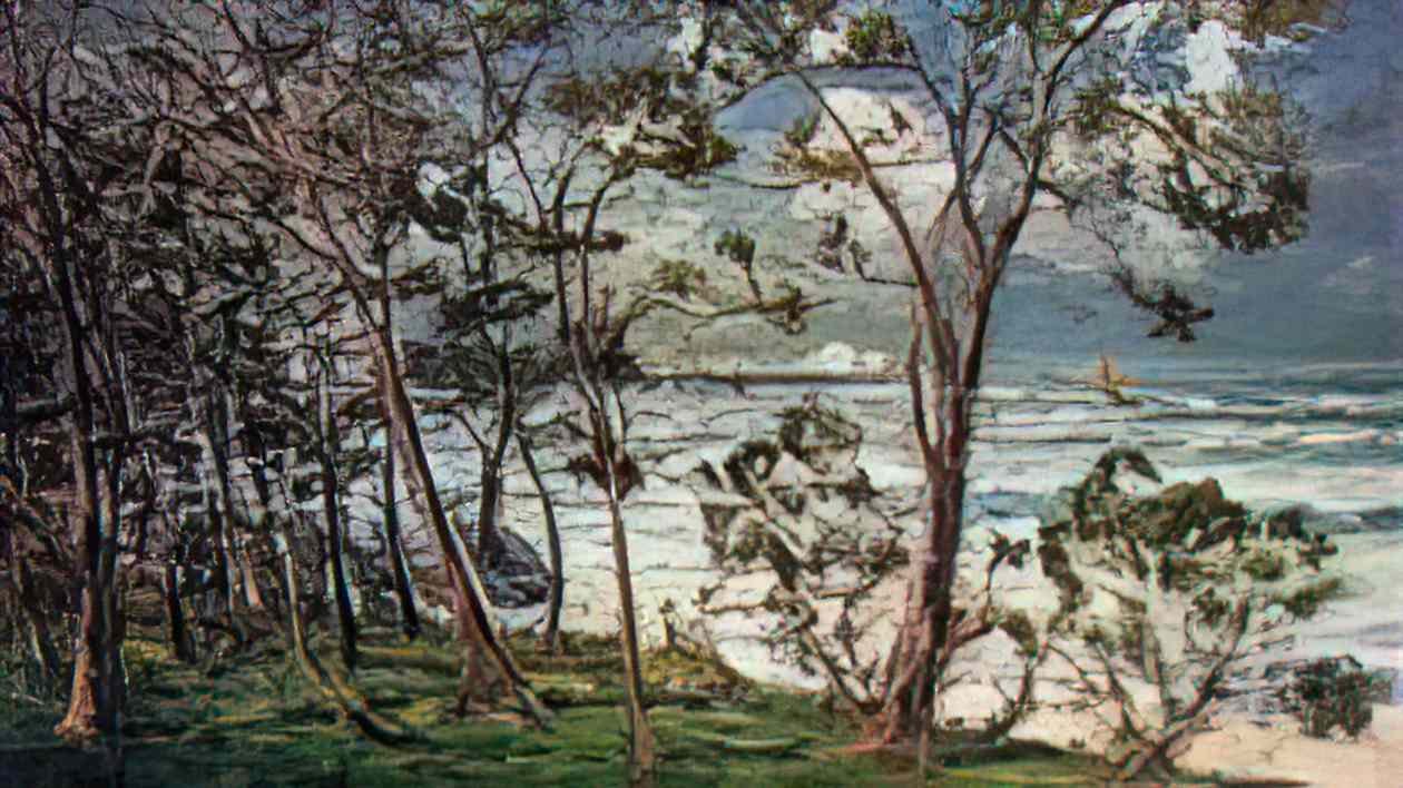Maxime Maufra the shore at duarnenez Art A4 Photo Print
