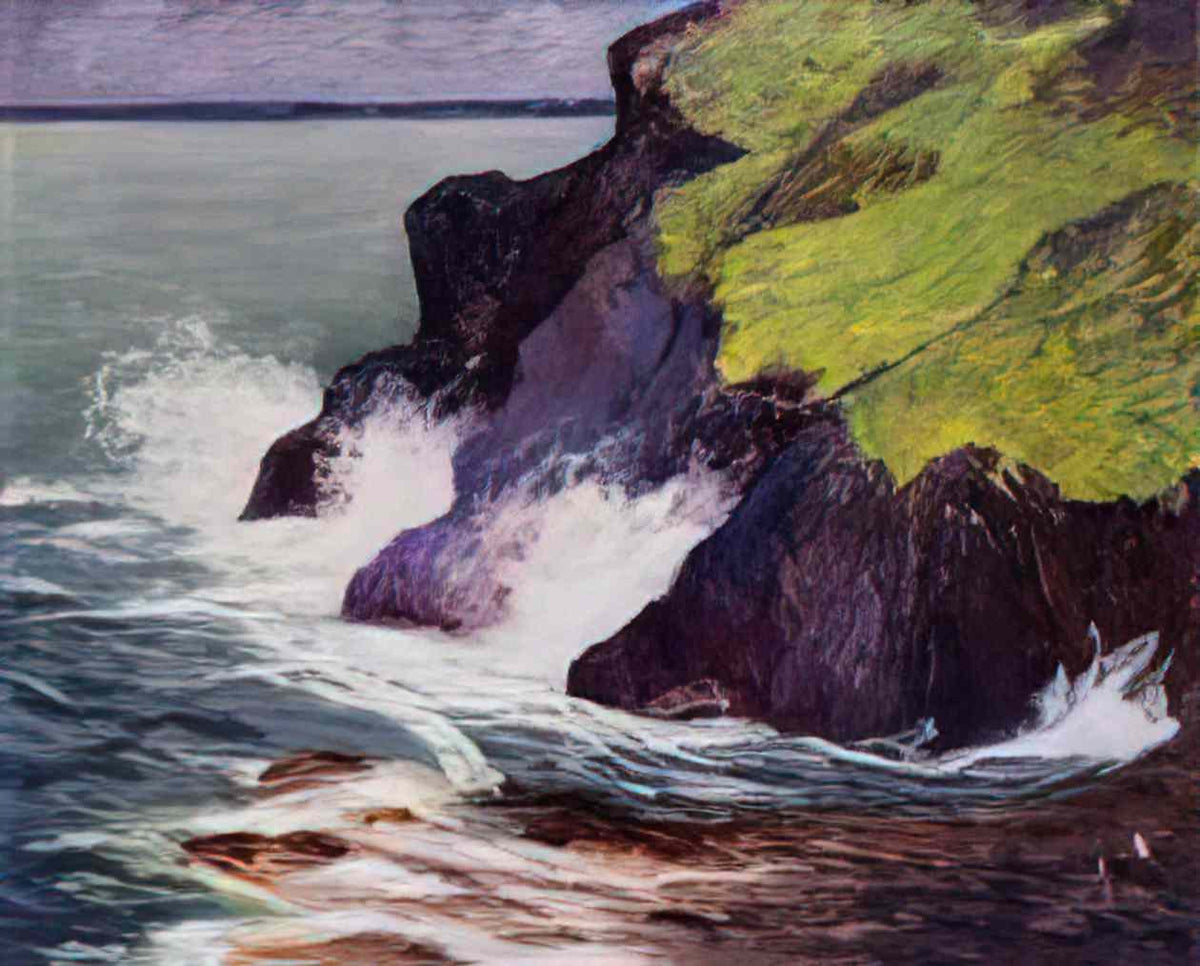 Maxime Maufra the three cliffs 1894 Art A4 Photo Print