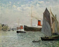 Maxime Maufra the transatlantic leaving port 1905 Art A4 Photo Print