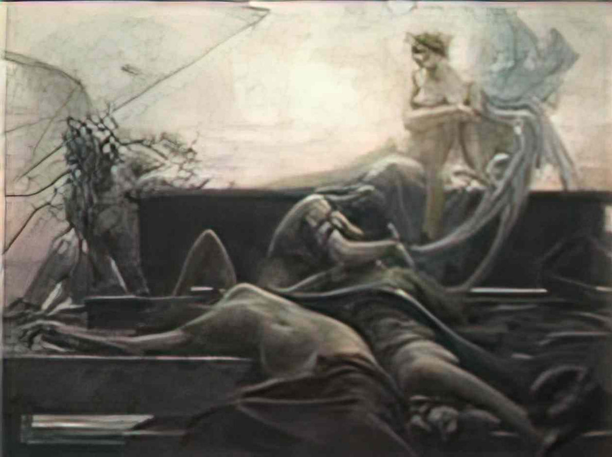 Maximilian Pirner max pirner 1854 1924 konec vsech veci finis Art A4 Photo Print