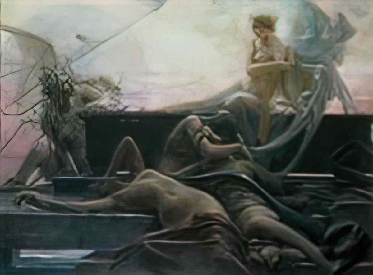 Maximilian Pirner pirner maxmilian konec vsech veci 1887 Art A4 Photo Print