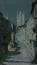 Maxwell Donald 1877 1936 Kent 1922 Canterbury The Angel Tower A4 Photo Print