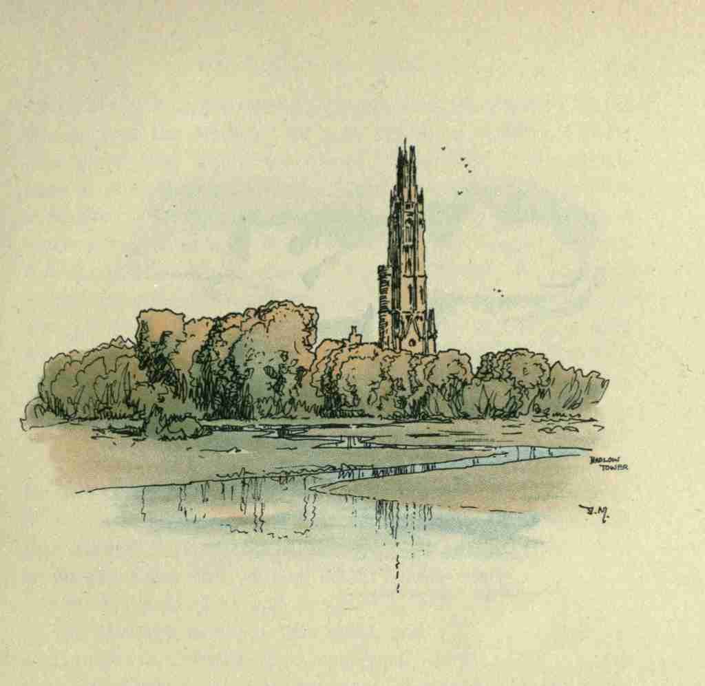 Maxwell Donald 1877 1936 Kent 1922 Hadlow Tower A4 Photo Print