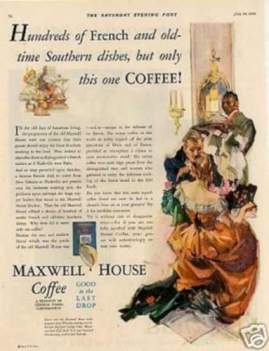 Maxwell House Coffee 1 4 Vintage Retro Advert Ads A4 Photo Print