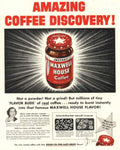 Maxwell House Coffee 1950s Vintage Retro Advert Poster
