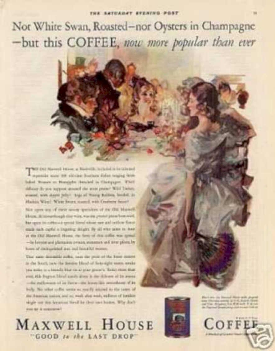 Maxwell House Coffee 9 Vintage Retro Advert Ads A4 Photo Print