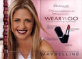 Maybelline Wear N Vintage Retro Advert Poster A4 Photo Print
