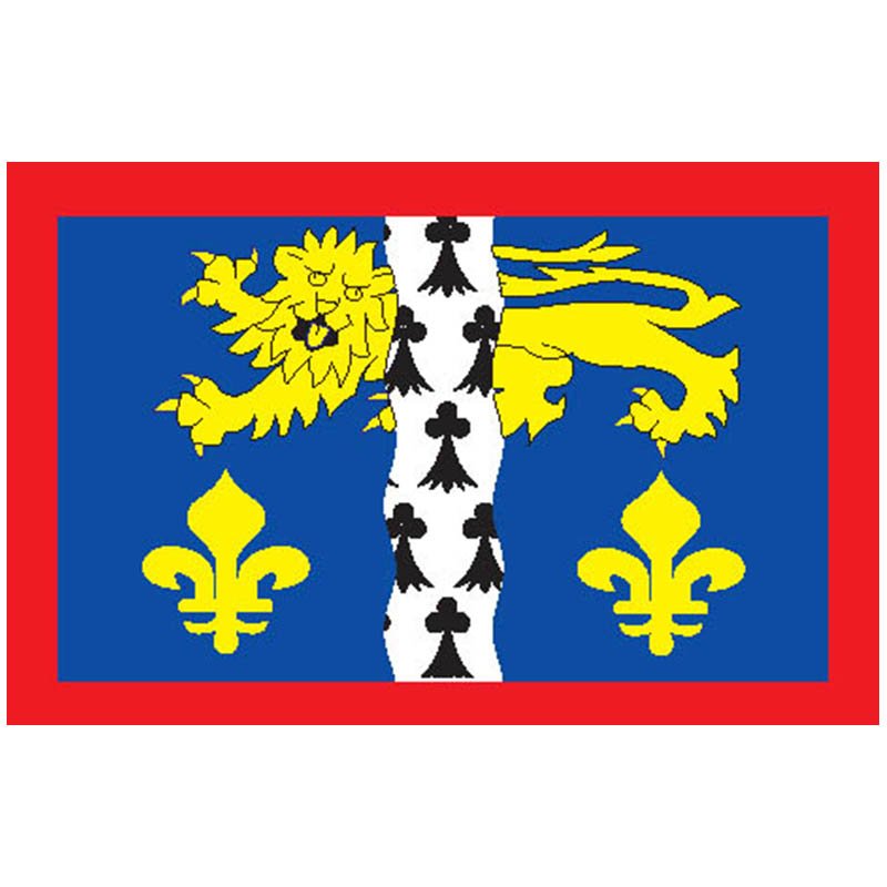 Mayenne Eps Flag N2964 A4 Photo Print