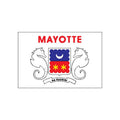 Mayotte Flag N4022 A4 Photo Print