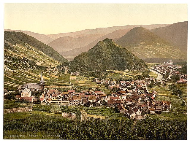 Mayschloss Ahrthal the Rhine Vintage A4 Photo Print