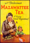 Mazawattee Tea Shopping 1930s Vintage Retro Advert Poster