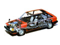 Mazda Familia cutaway A4 Photo Print