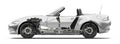 Mazda Roadster 2015 1 cutaway A4 Photo Print
