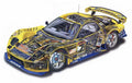 Mazda rx 7 cutaway A4 Photo Print