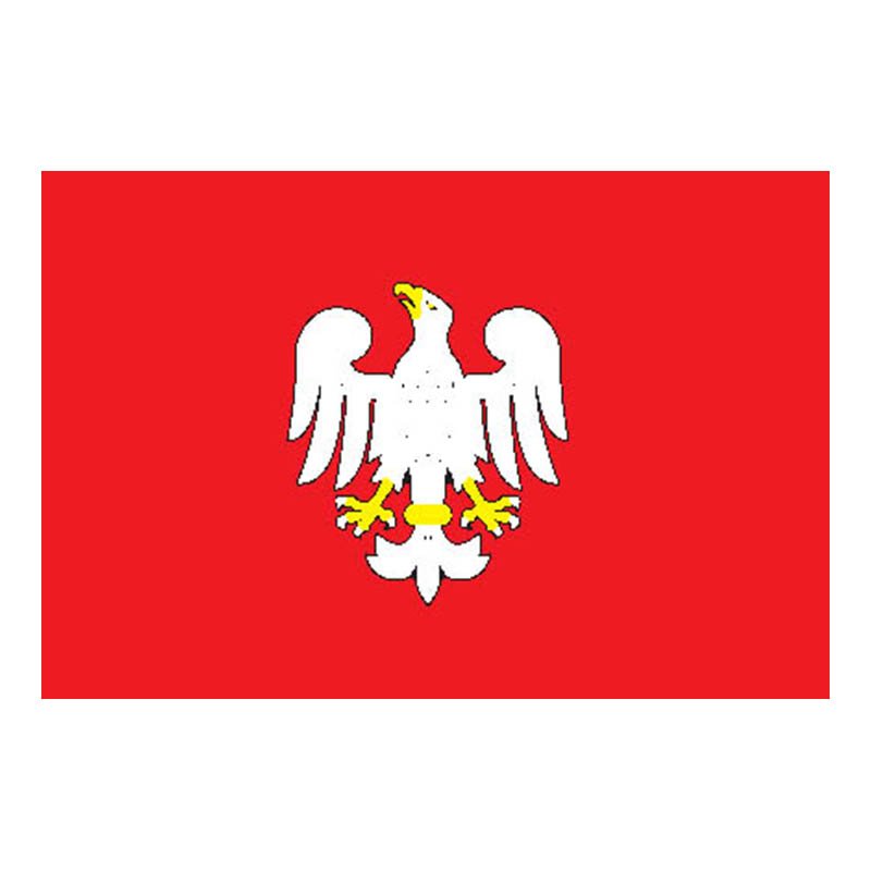 Mazowieckie Prov Flag N6943 A4 Photo Print
