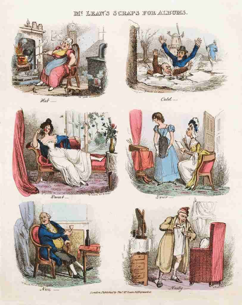 Mc Leans Scraps 1826b Cartoon Joke 001 Vintage A4 Photo Print