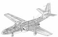 McDonnell FH Phantom cutaway A4 Photo Print