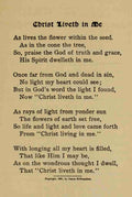 McGranahan James Jonathan & other Poems 1900 Christ liveth in me A4 Photo Print