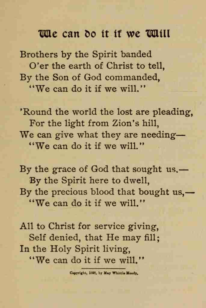 McGranahan James Jonathan & other Poems 1900 We can do it if we will A4 Photo Print