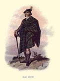 McIan Robert R 1803 1856 Highland Clans of Scotland 1923 MacLeod A4 Photo Print