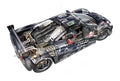 McLaren F1 GTR 1995 cutaway A4 Photo Print