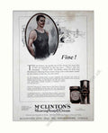 Mcclinton Shaving Cream Vintage Retro Advert Poster A4 Photo Print