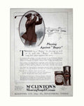 Mcclinton Shaving Soap Vintage Retro Advert Poster A4 Photo Print