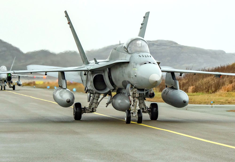 Mcdonnell Douglas Cf18 Hornet Multirole Fighter Royal Canadian Air Force A4 Photo Print