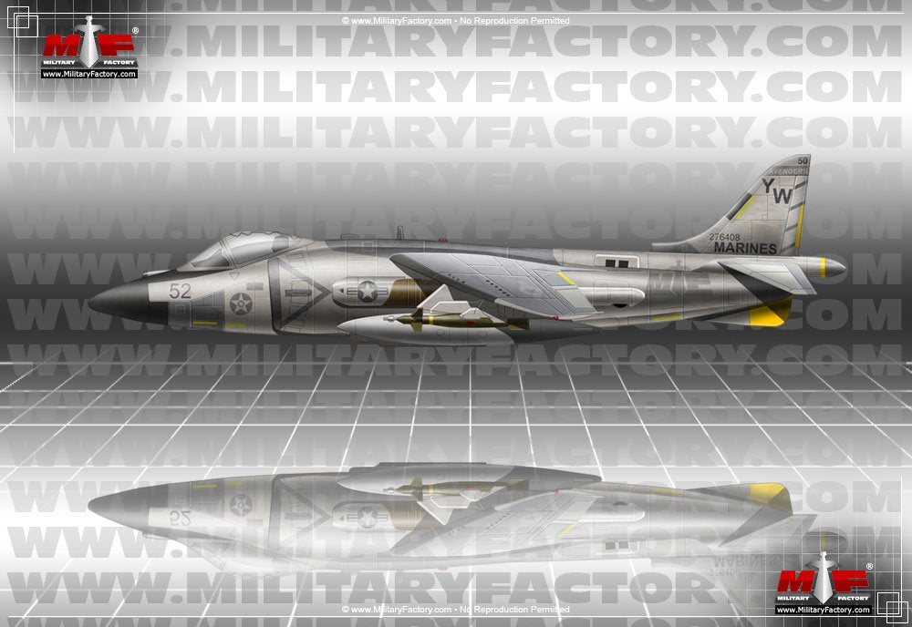 Mcdonnell Douglas Hawker Av16 Advanced Harrier Attack Aircraft A4 Photo Print