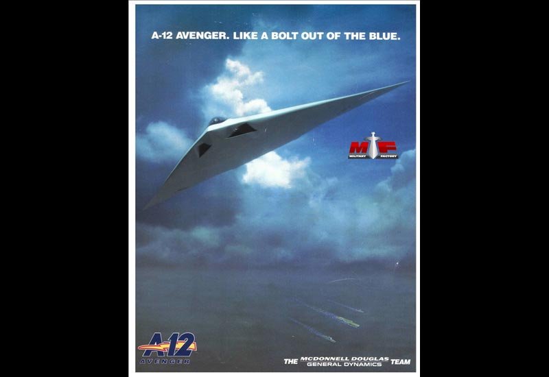 Mcdonnelldouglas Generaldynamics A12 Avenger 2 A4 Photo Print