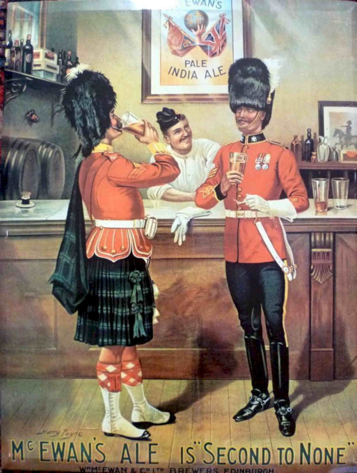 Mcewans Ale Poster Vintage Retro Advert Poster A4 Photo Print