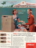 Mclellan Registers Change 1950s Vintage Retro Advert Poster