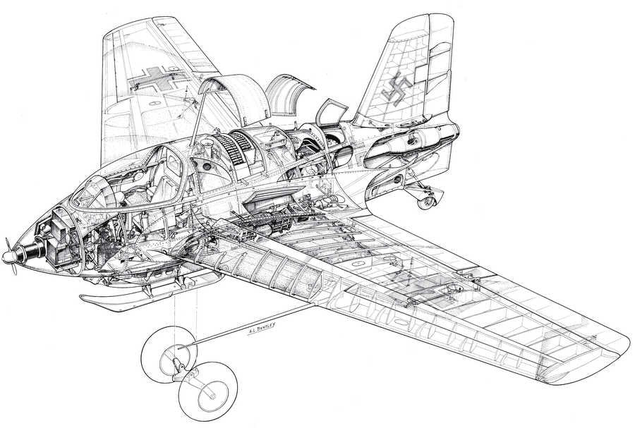 Me 163 Komet cutaway A4 Photo Print