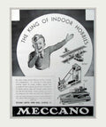 Mecano King Blocks Vintage Retro Advert Poster A4 Photo Print